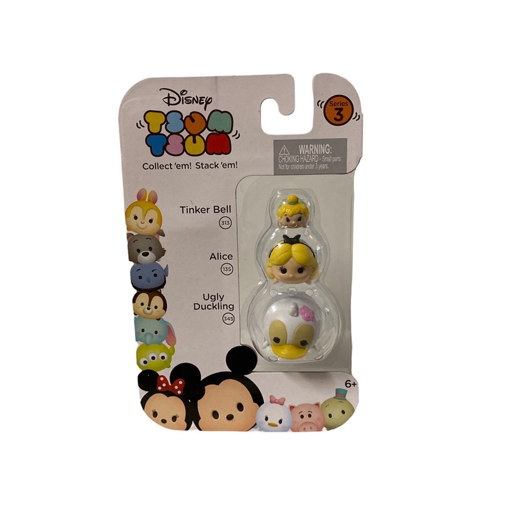 Disney Tsum Tsum Series 3 Ugly Duckling Alice In Wonderland TSparkle Tinker Bell